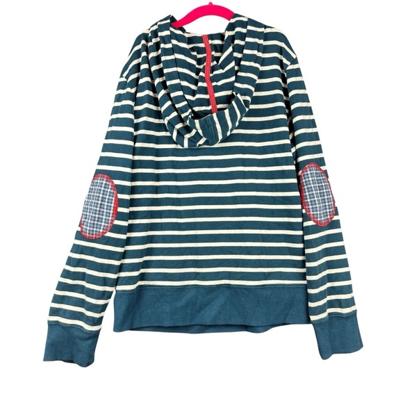 Matilda Jane Navy and White Striped Hoodie - Picture 6 of 8